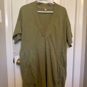 Brand new without tags Free People Why Not Romper Size:XS- it is over sized